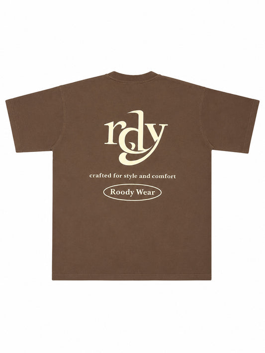 Roody Wear Essential T-shirt 'KOFFIE'