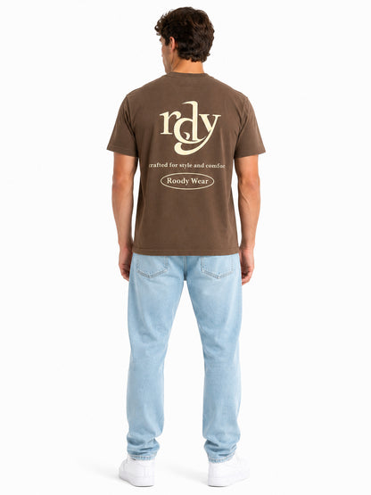 Roody Wear Essential T-shirt 'KOFFIE'