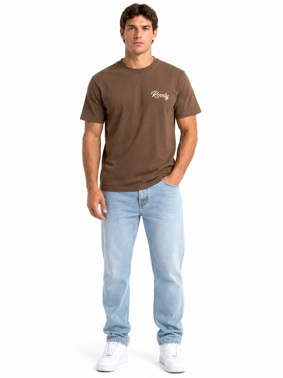 Roody Wear Essential T-shirt 'KOFFIE'